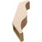 Ekena Millwork 5-inch W x 16-inch D x 22-inch H Funston Rough Cedar Woodgrain TimberThane Knee Brace, Primed BRCUR05X16X22FSTRCPR - alternate 3